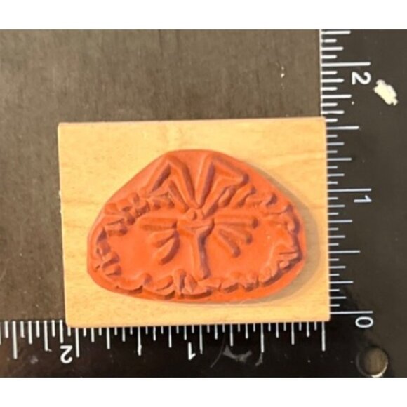 Judith E-159 Wood Mounted Rubber Stamp Bunny Face Easter - Picture 2 of 3